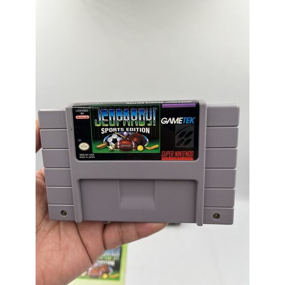 Jeopardy Sports Edition (SNES) Super Nintendo Complete In Box GameTek 1994 - Picture 5 of 15